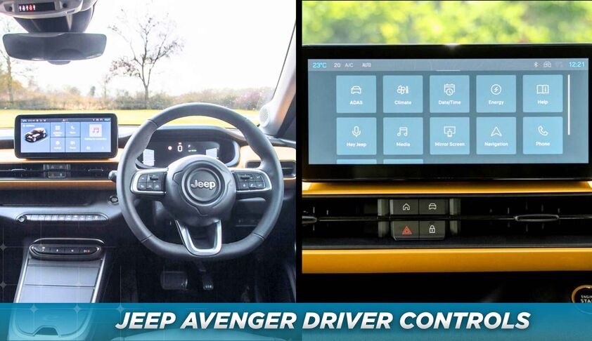 Jeep Avenger Infotainment Screen