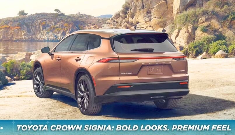 Toyota Crown Signia Exterior: Designed to Stand Out.