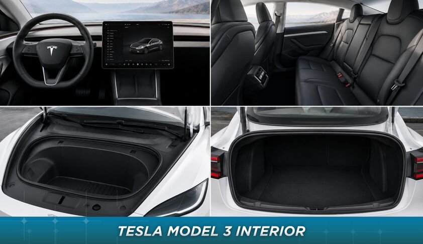 Tesla Model 3 Interior Features