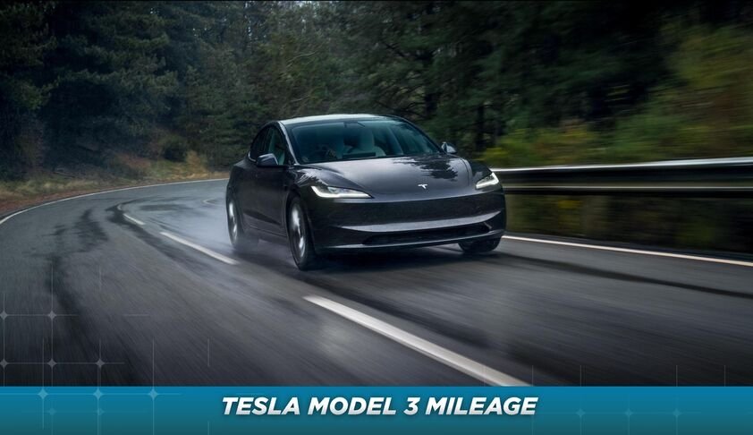 Tesla model 3 mileage