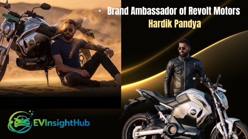 Brand Ambassador of Revolt Motors - Hardik Pandya